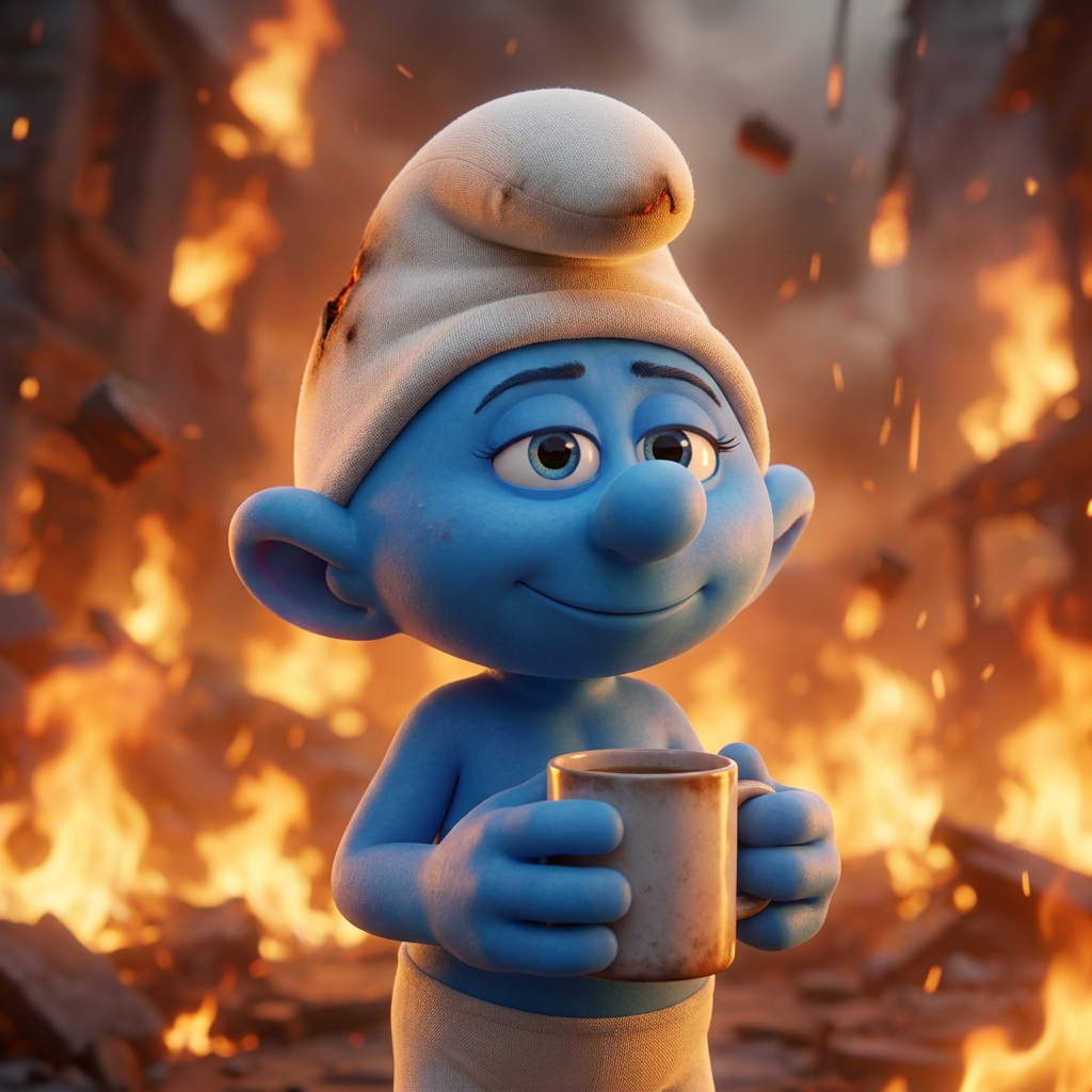 De I'm Fine Smurf